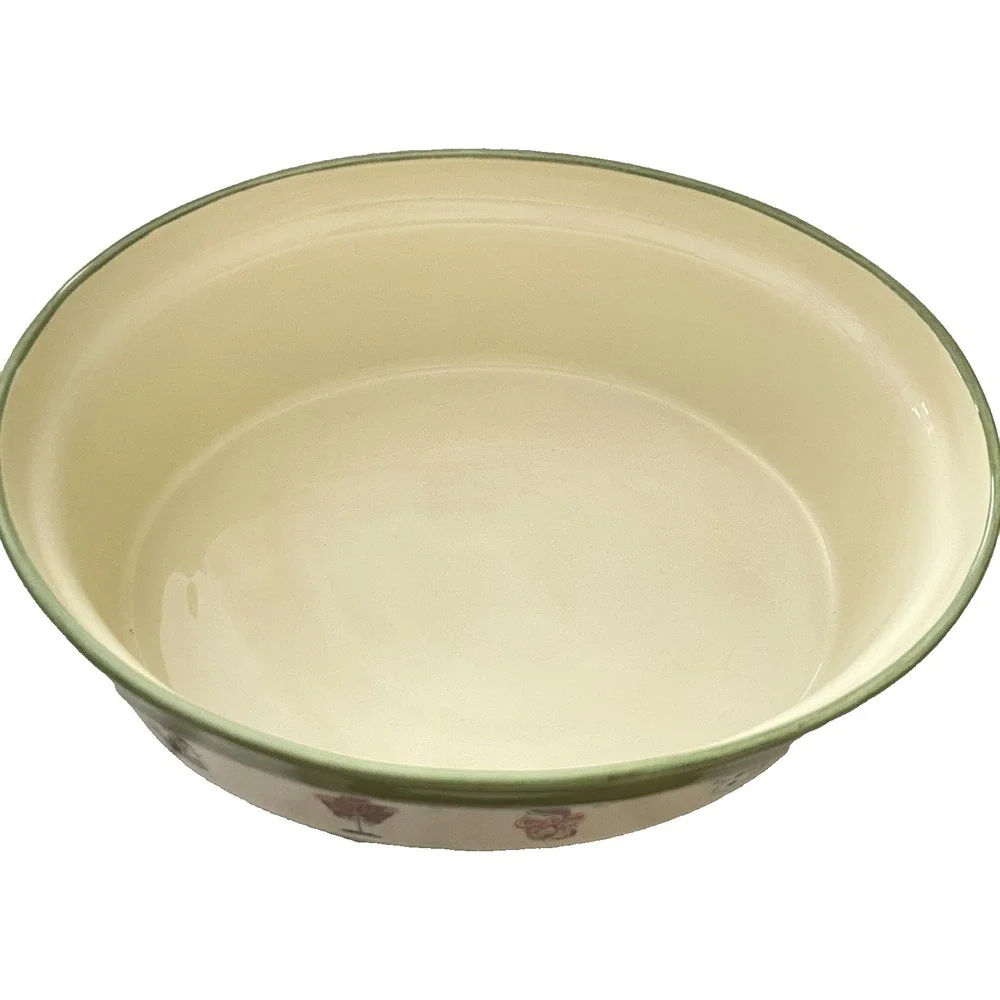 Radko Christopher's Tree Oval Covered Casserole Dish 2.5 Qt Christmas